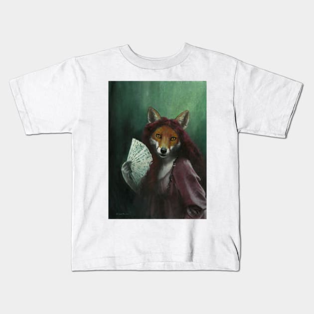 Gothic Heroine Vixen Kids T-Shirt by mictomart